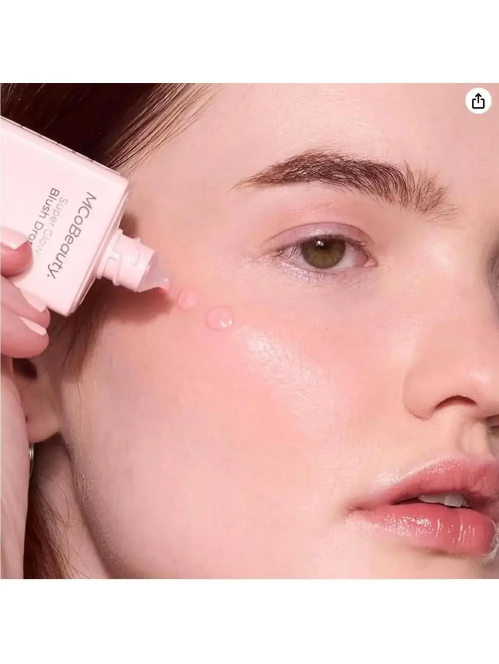 MCoBeauty Super Glow Blush Drops, Blush Pink, Instantly Warm and Illuminate Your